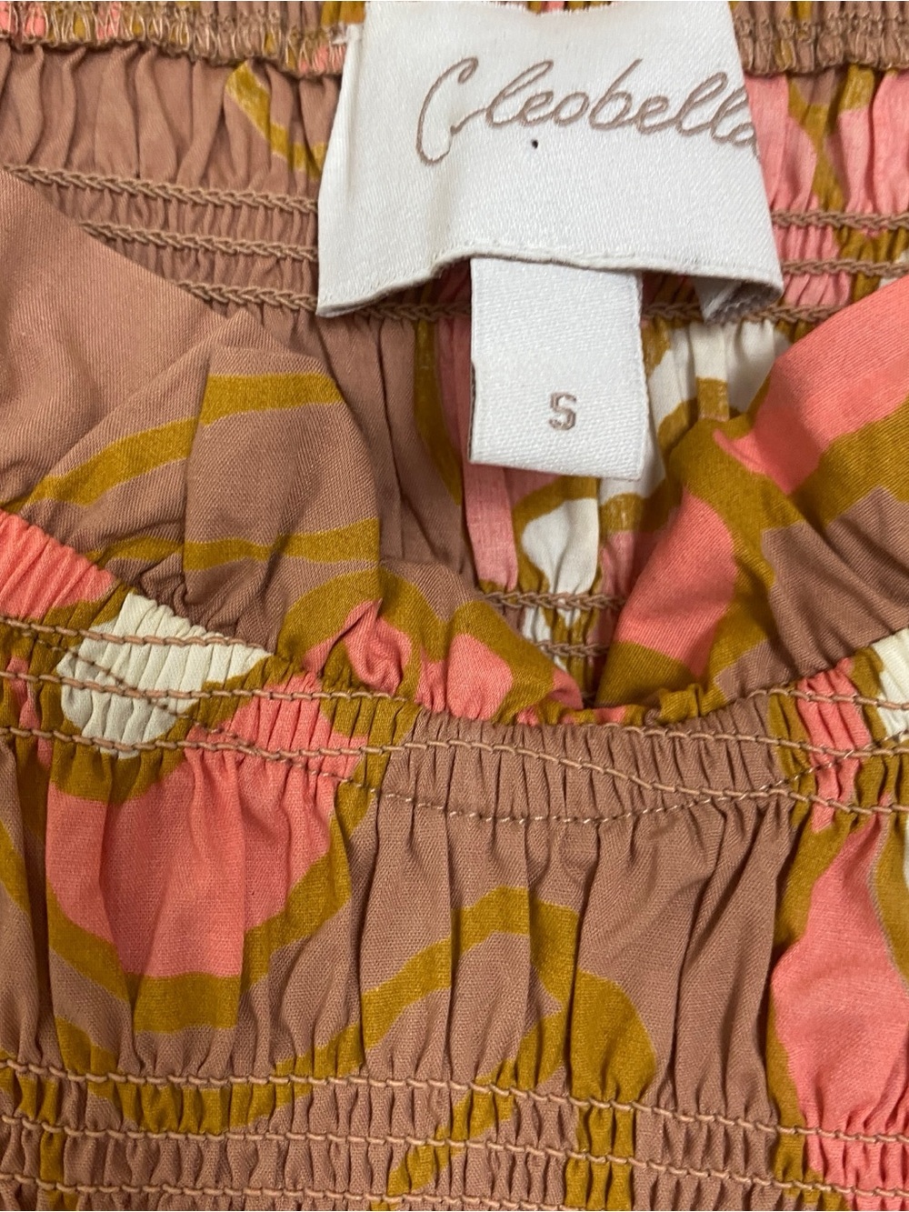 Cleobella Journee Mini Dress Abstract Rose S - Picture 7 of 12